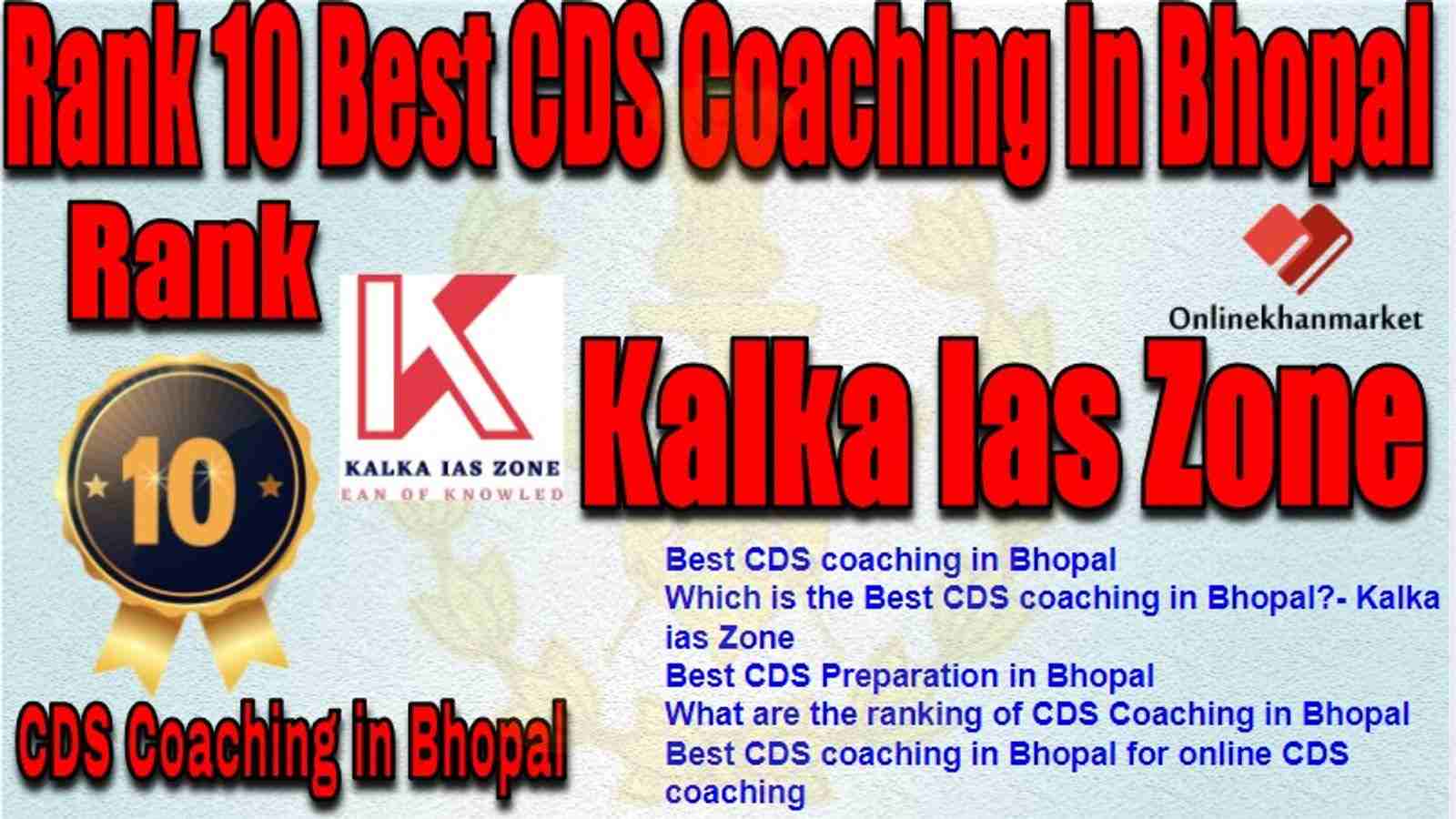 Rank 10 Best CDS Coaching in bhopal