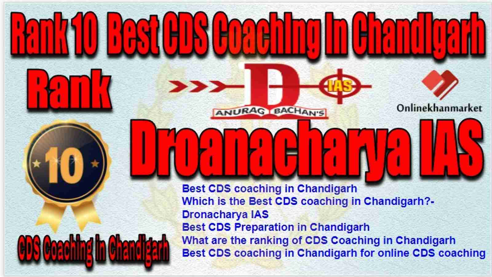Rank 10 Best CDS Coaching in chandigarh