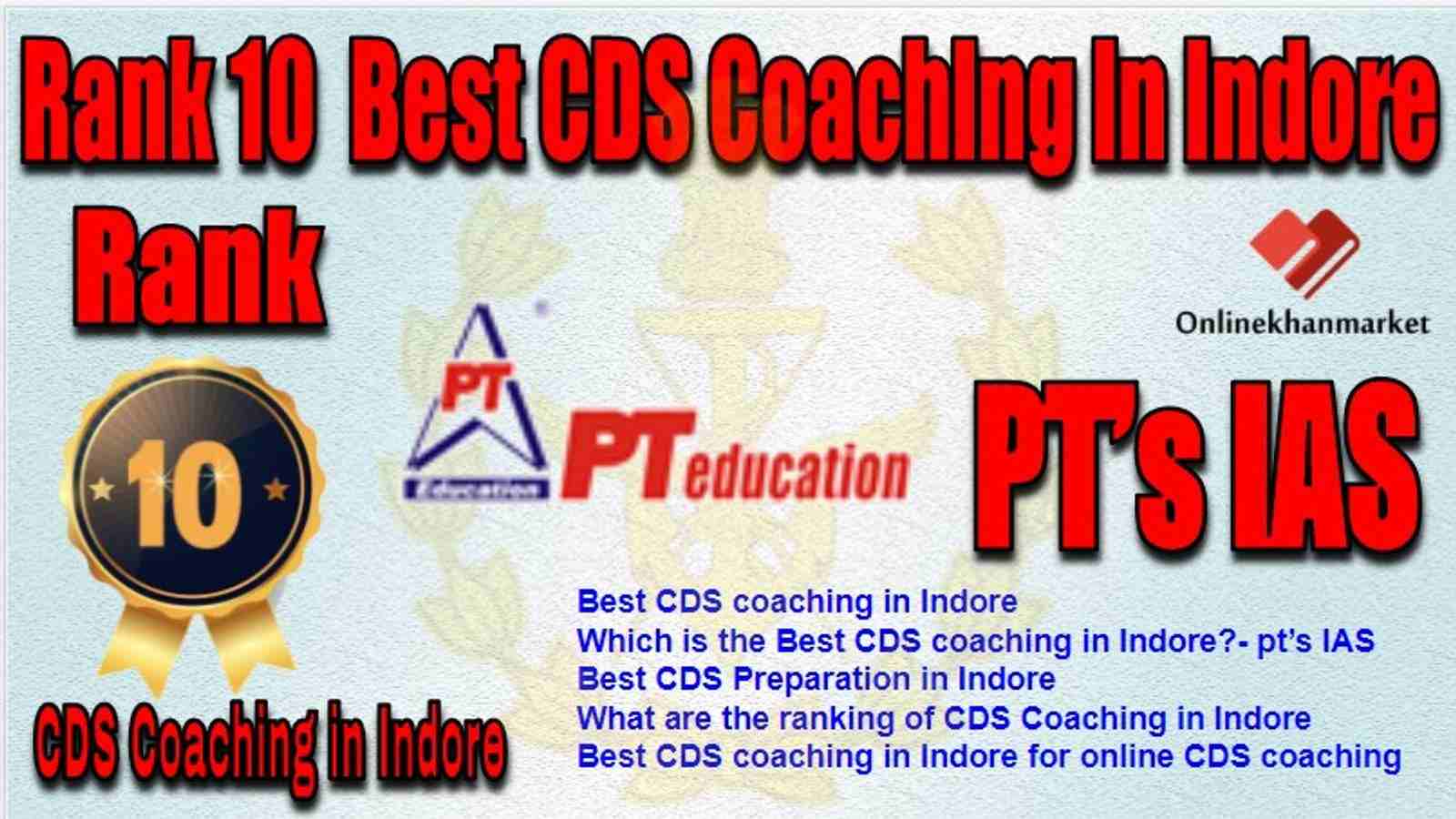 Rank 10 Best CDS Coaching in indore