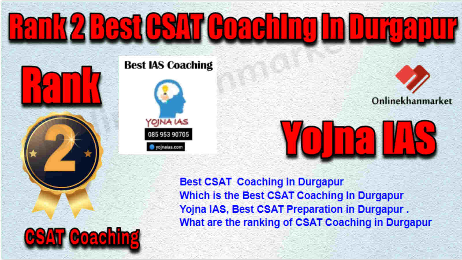 Rank 2 Best CSAT Coaching in Durgapur