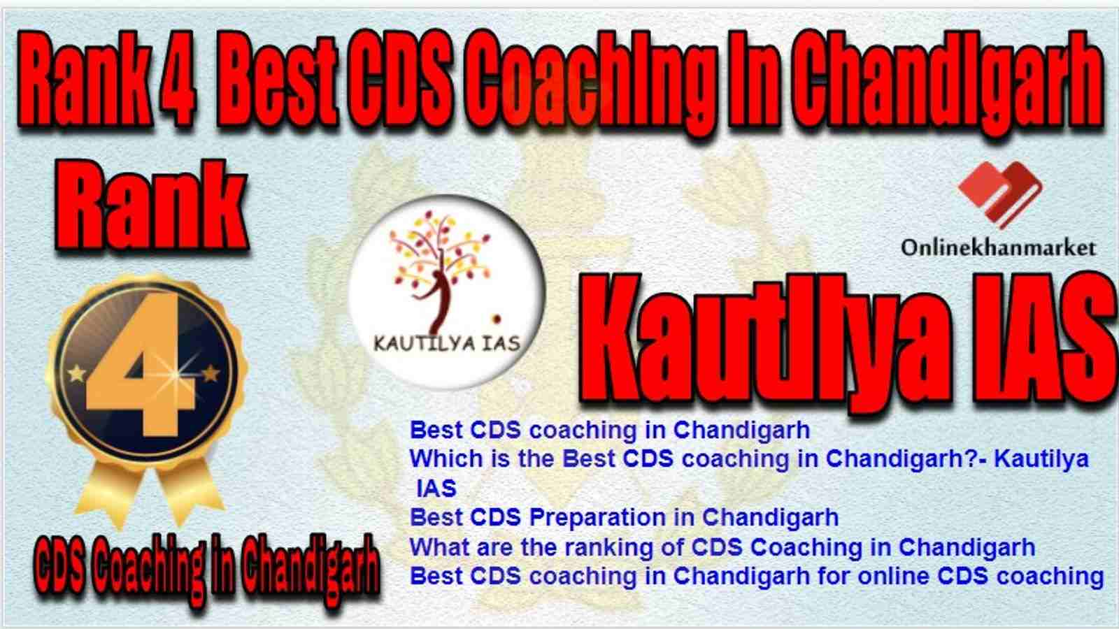 Rank 4 Best CDS Coaching in chandigarh