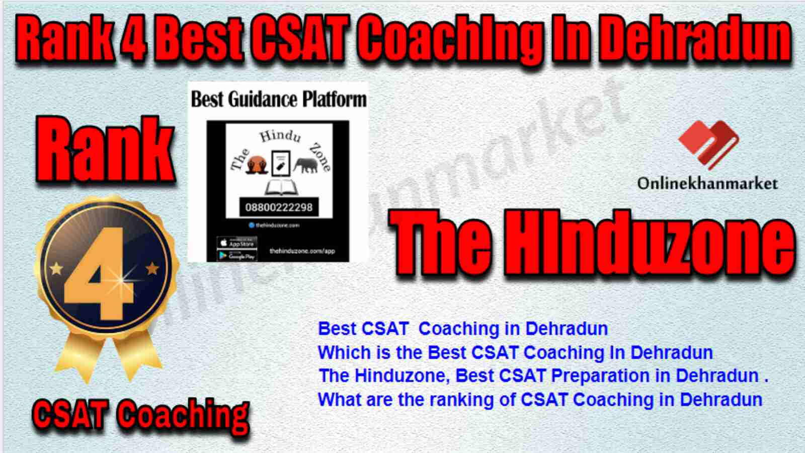 Rank 4 Best CSAT Coaching in Dehradun