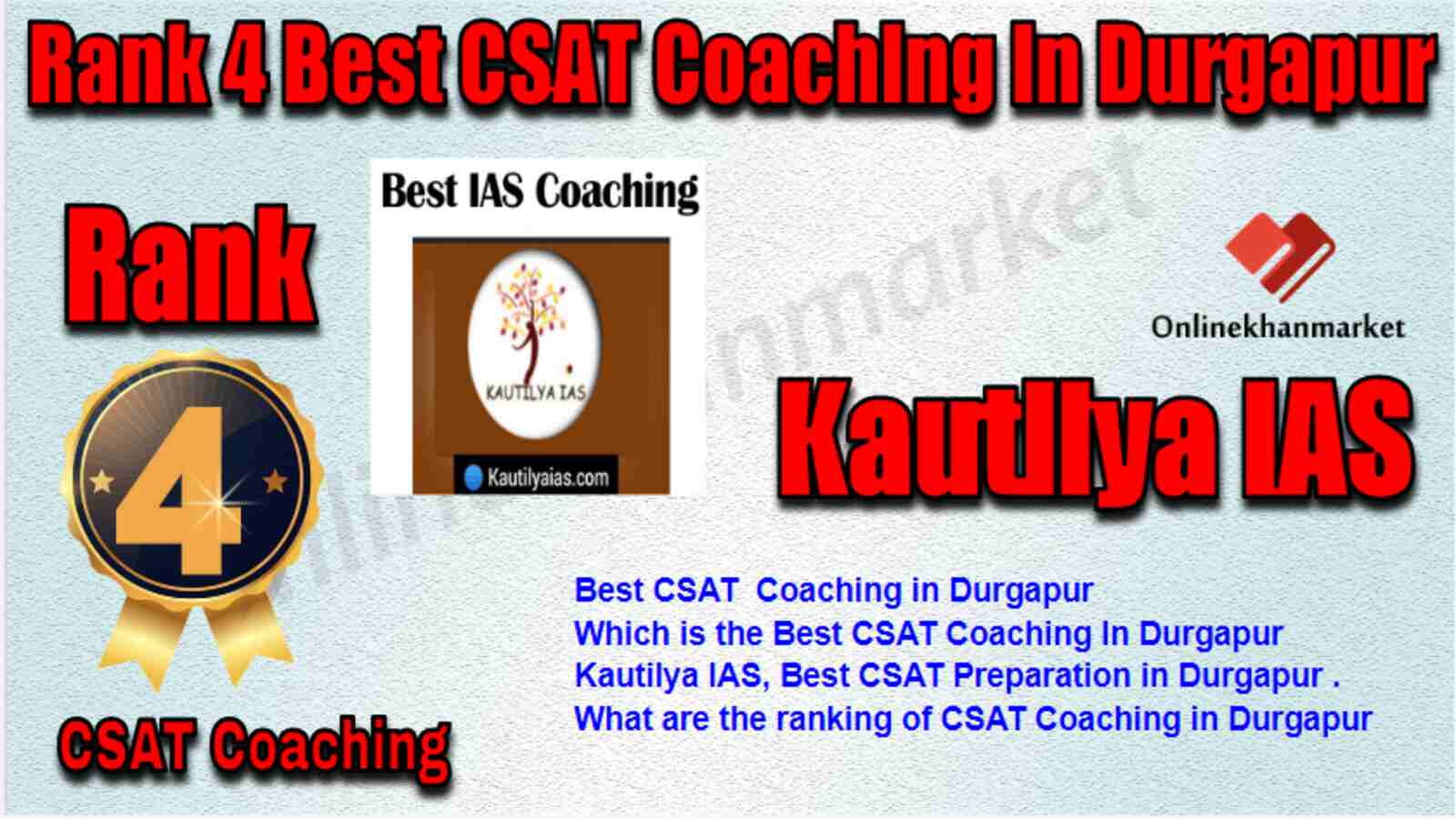 Rank 4 Best CSAT Coaching in Durgapur