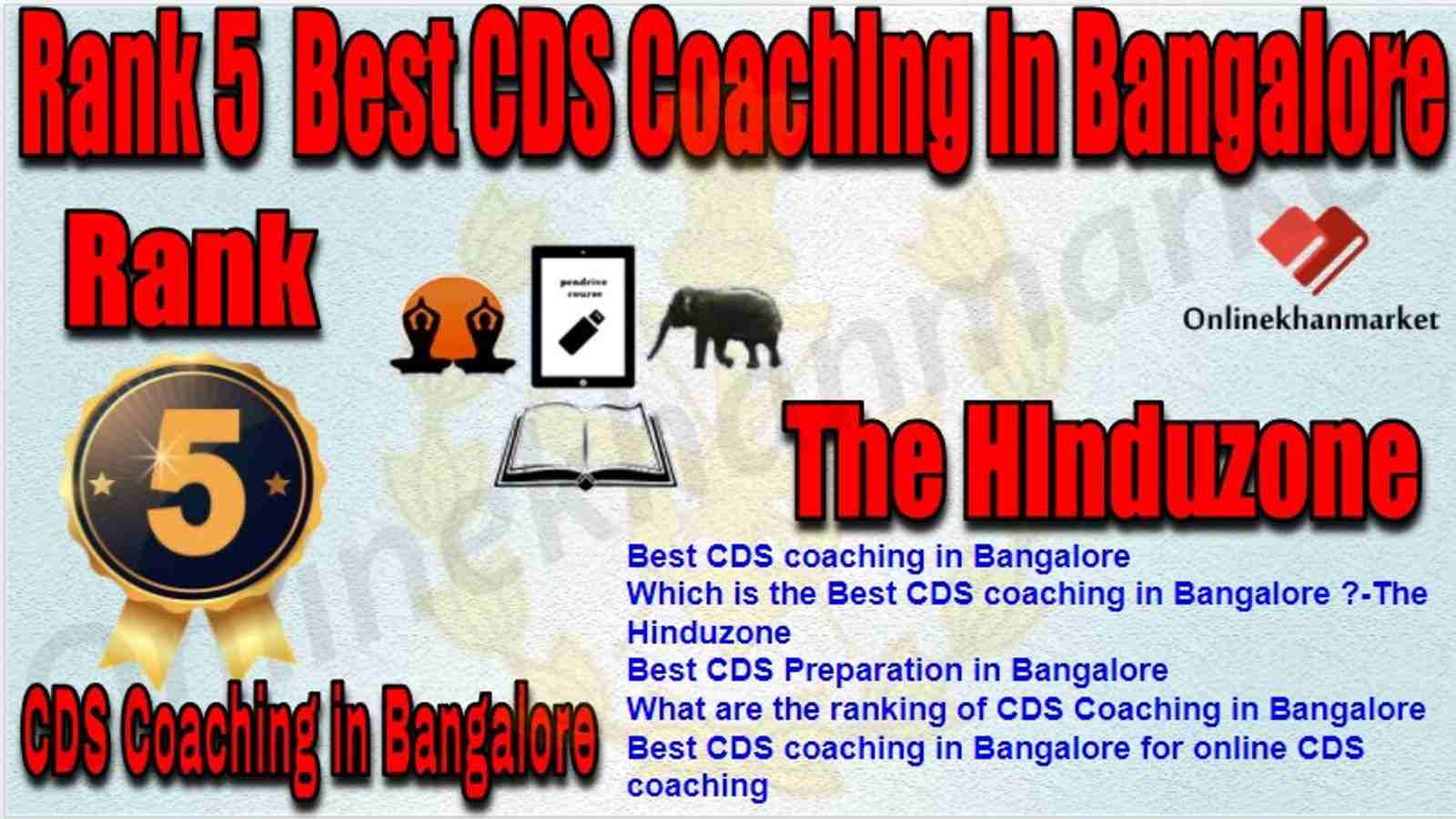 Rank 5 Best CDS Coaching inn bangalore