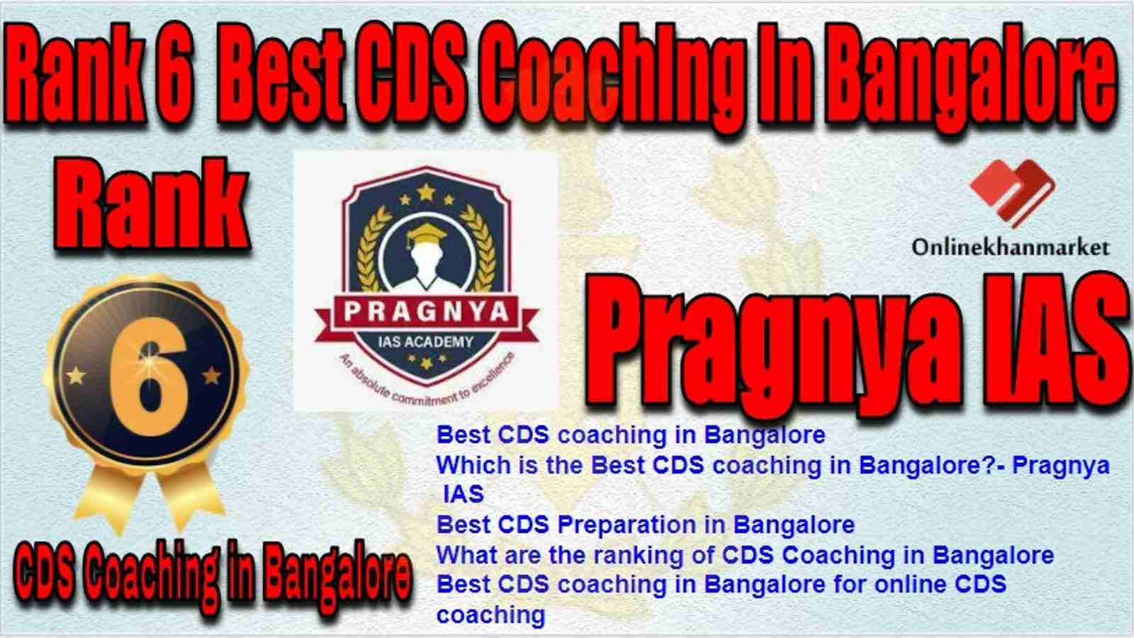 Rank 6 Best CDS Coaching in bangalore