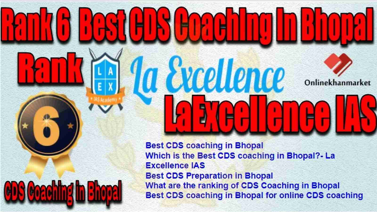 Rank 6 Best CDS Coaching in bhopal