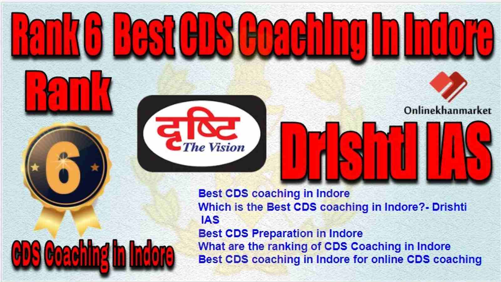 Rank 6 Best CDS Coaching in indore