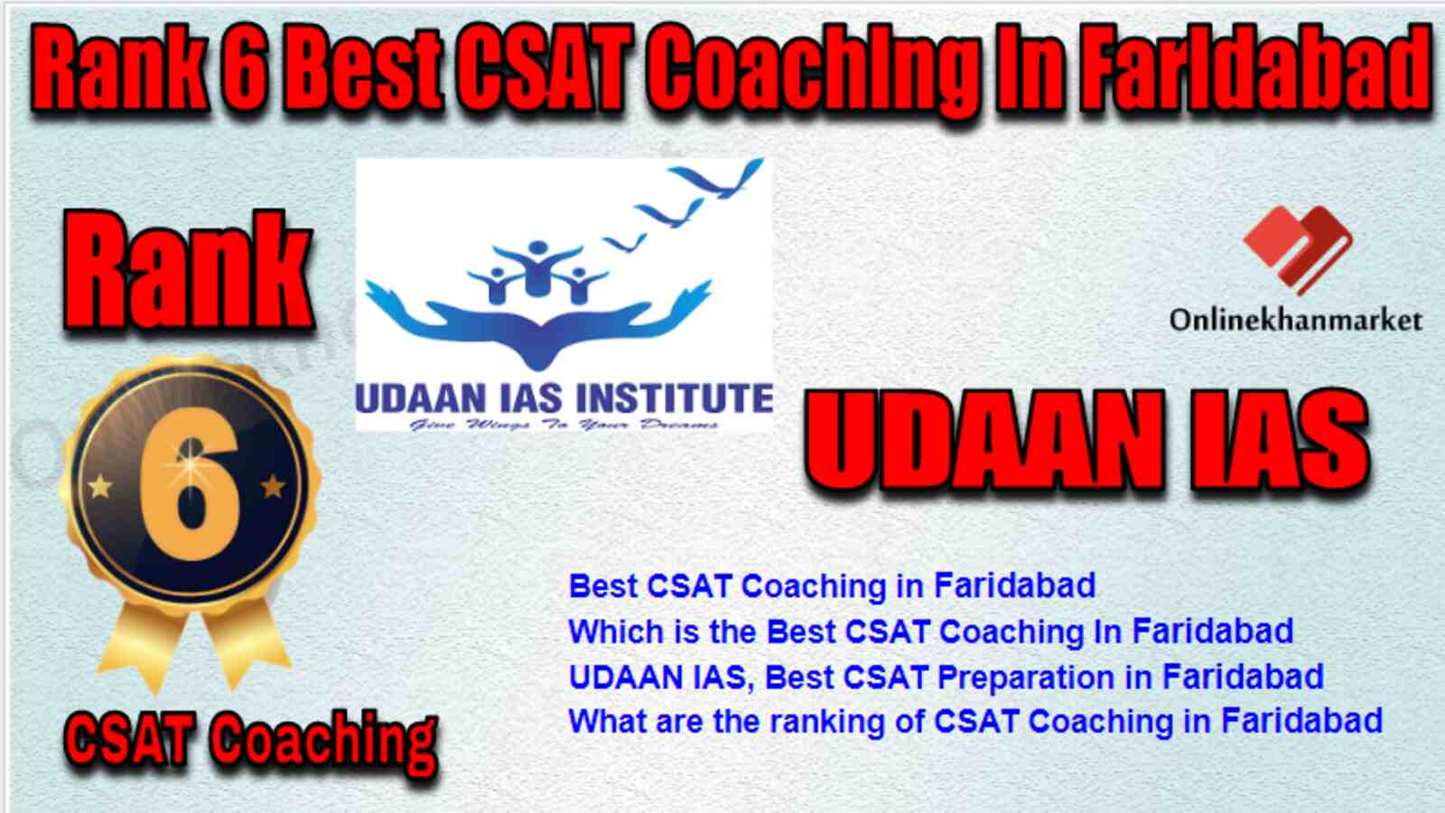 Rank 6 Best Csat Coaching in Faridabad