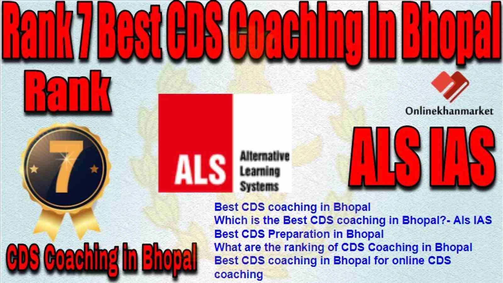 Rank 7 Best CDS Coaching in bhopal