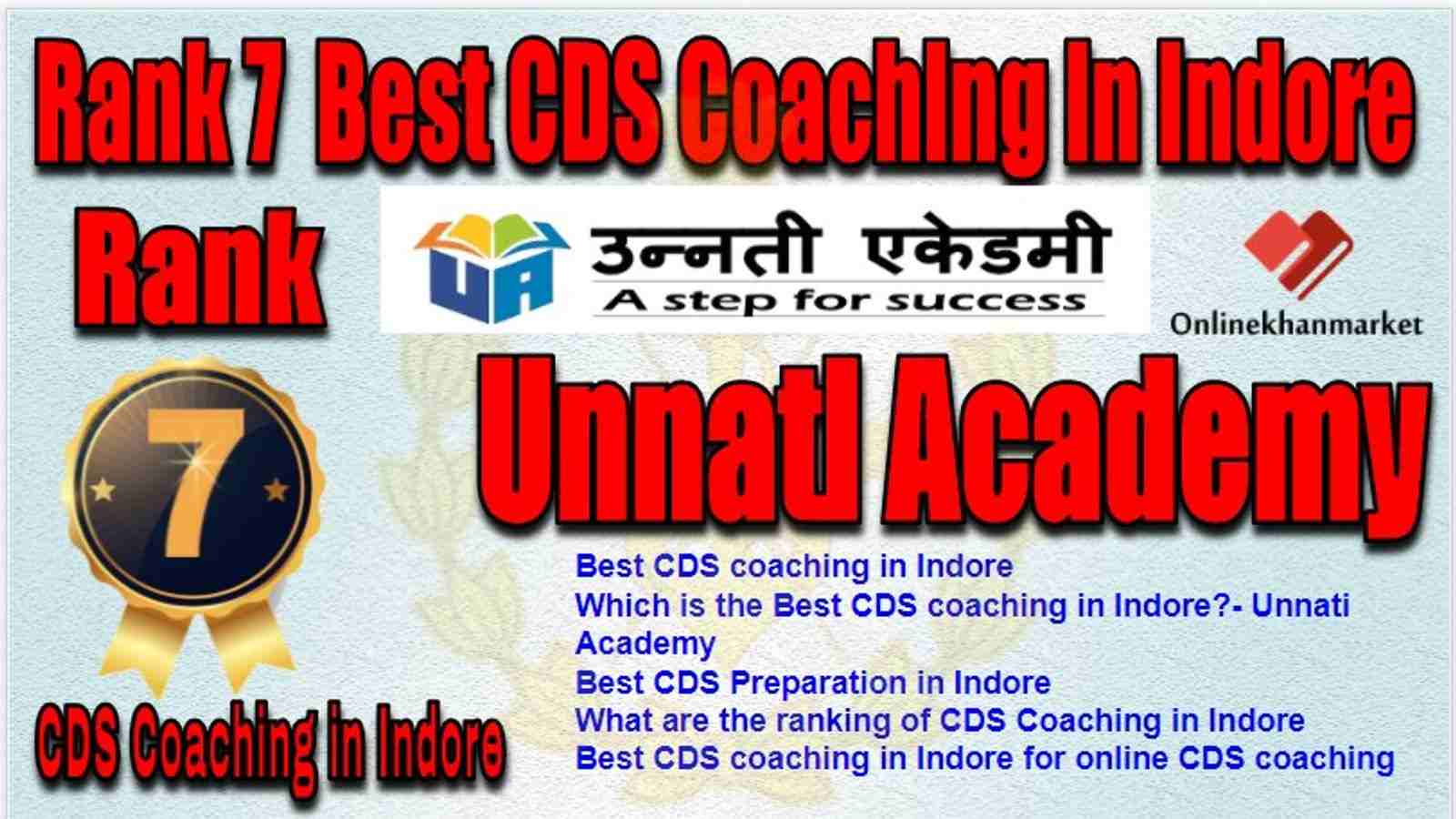 Rank 7 Best CDS Coaching in indore