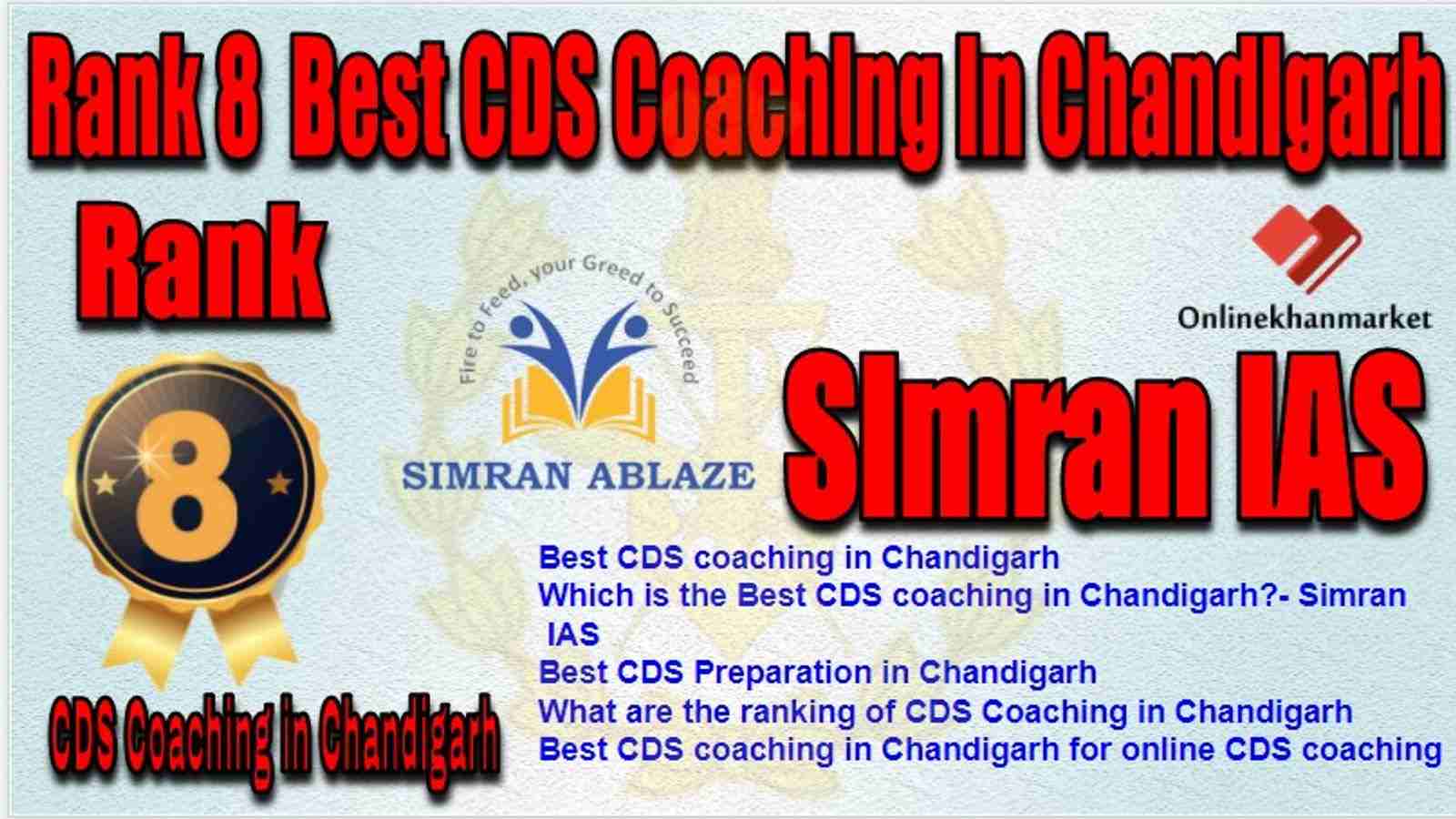 Rank 8 Best CDS Coaching in chandigarh