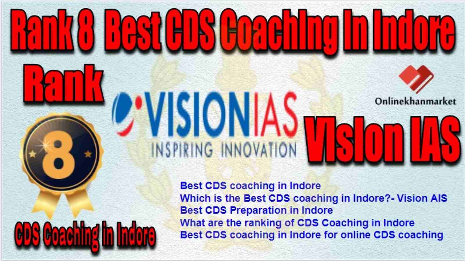 Rank 8 Best CDS Coaching in indore