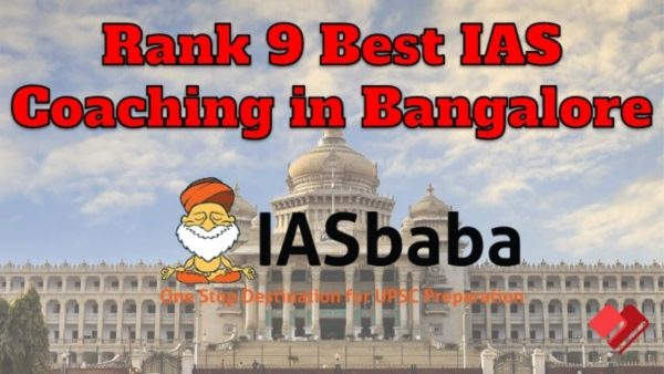 Rank 9 IAS Coaching in Bangalore
