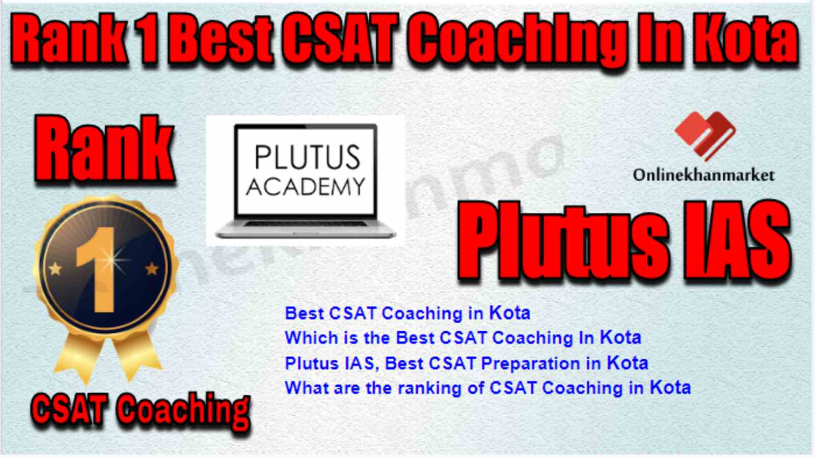 Rank 1 Best CSAT Coaching in Kota