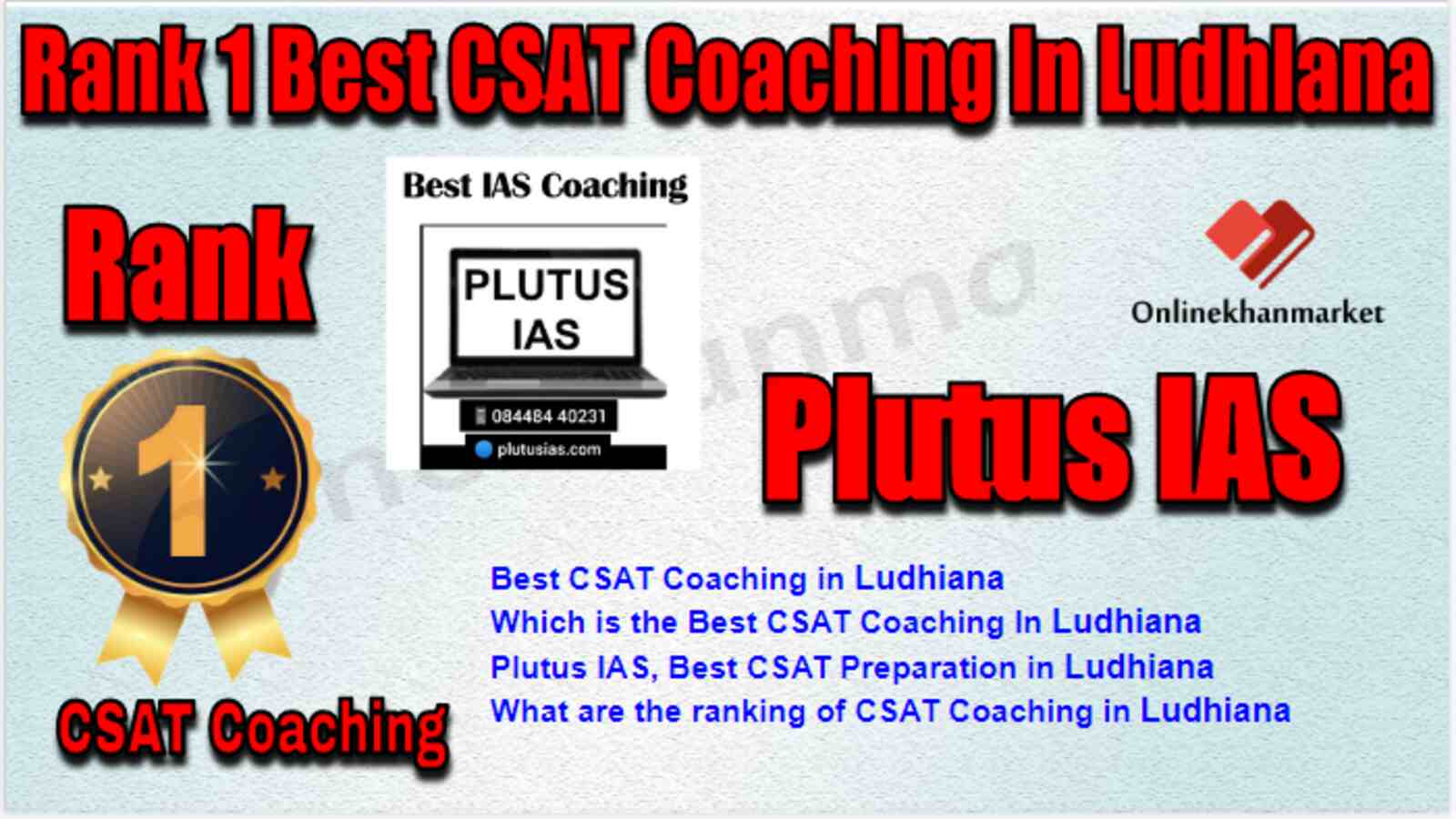 Rank 1 Best CSAT Coaching in Ludhiana