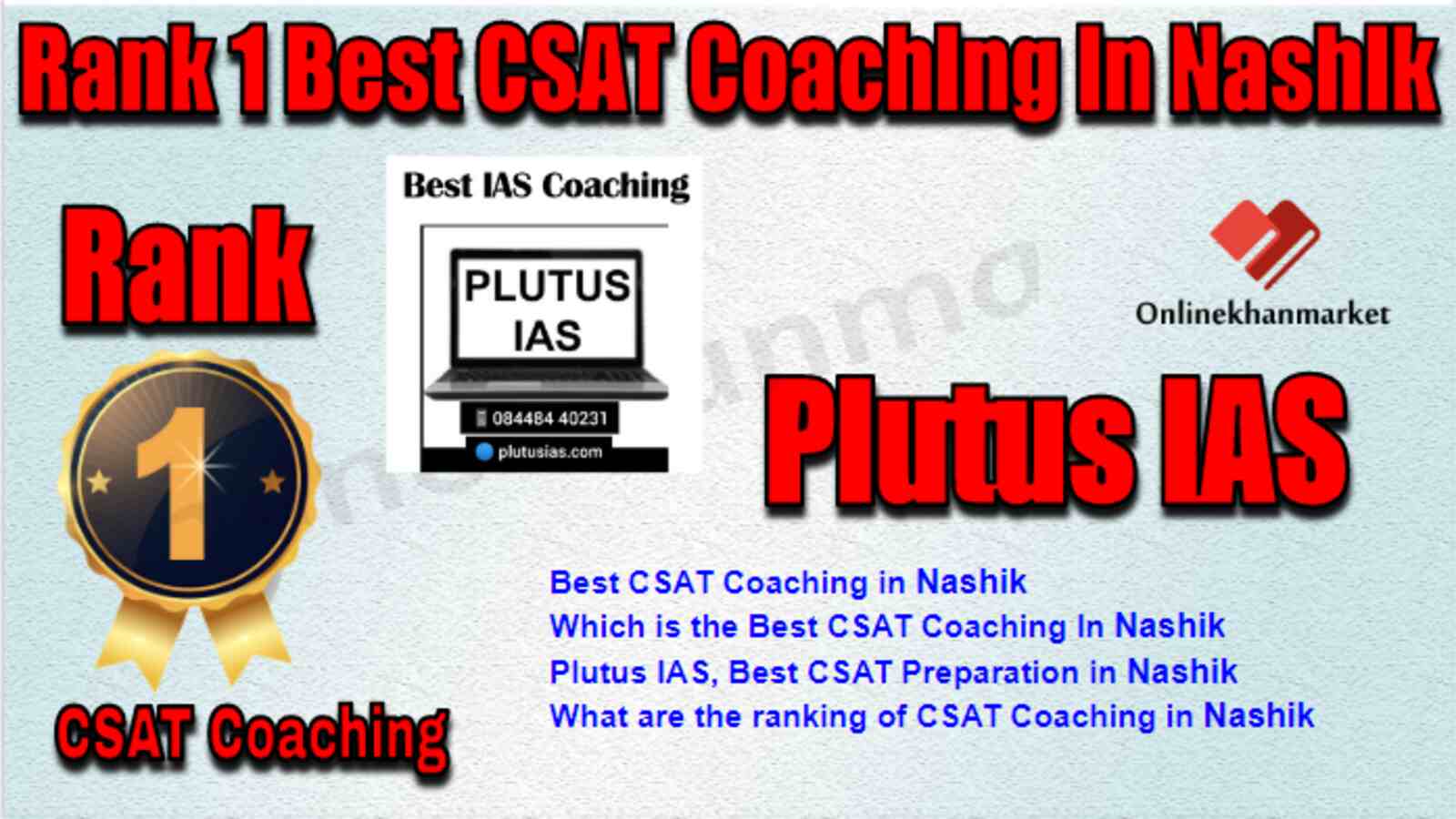 Rank 1 Best CSAT Coaching in Nashik