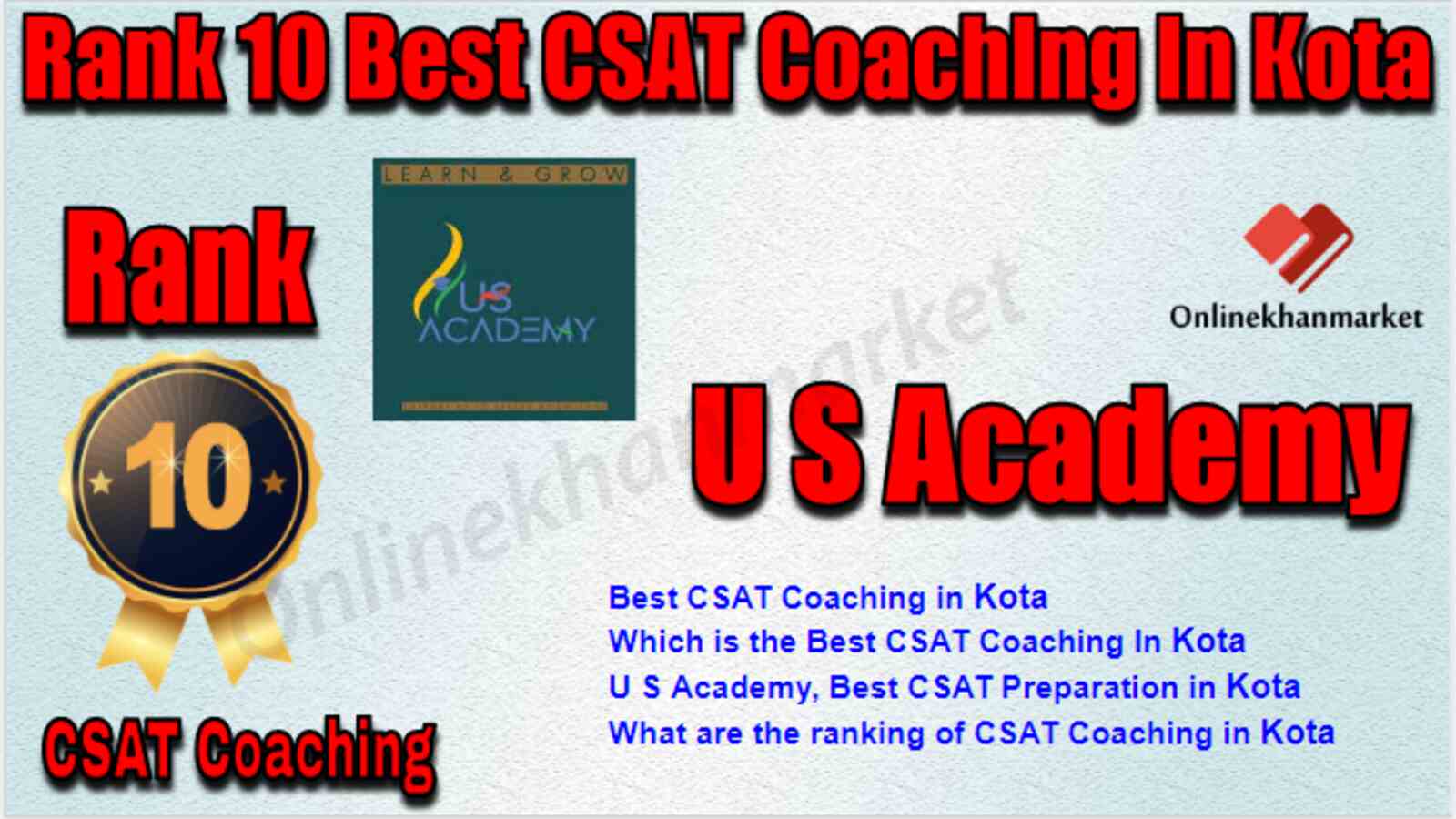 Rank 10 Best CSAT Coaching in Kota