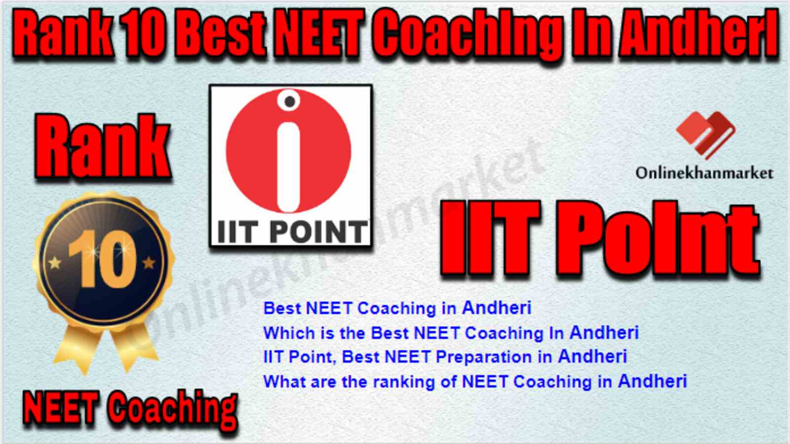 Rank 10 Best NEET Coaching in Andheri
