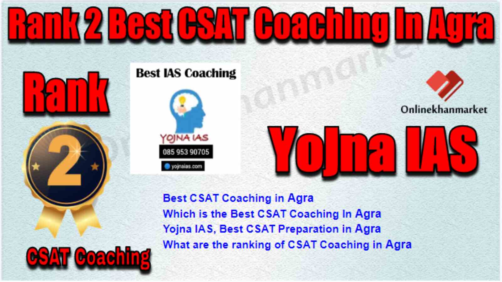 Rank 2 Best CSAT Coaching in Agra