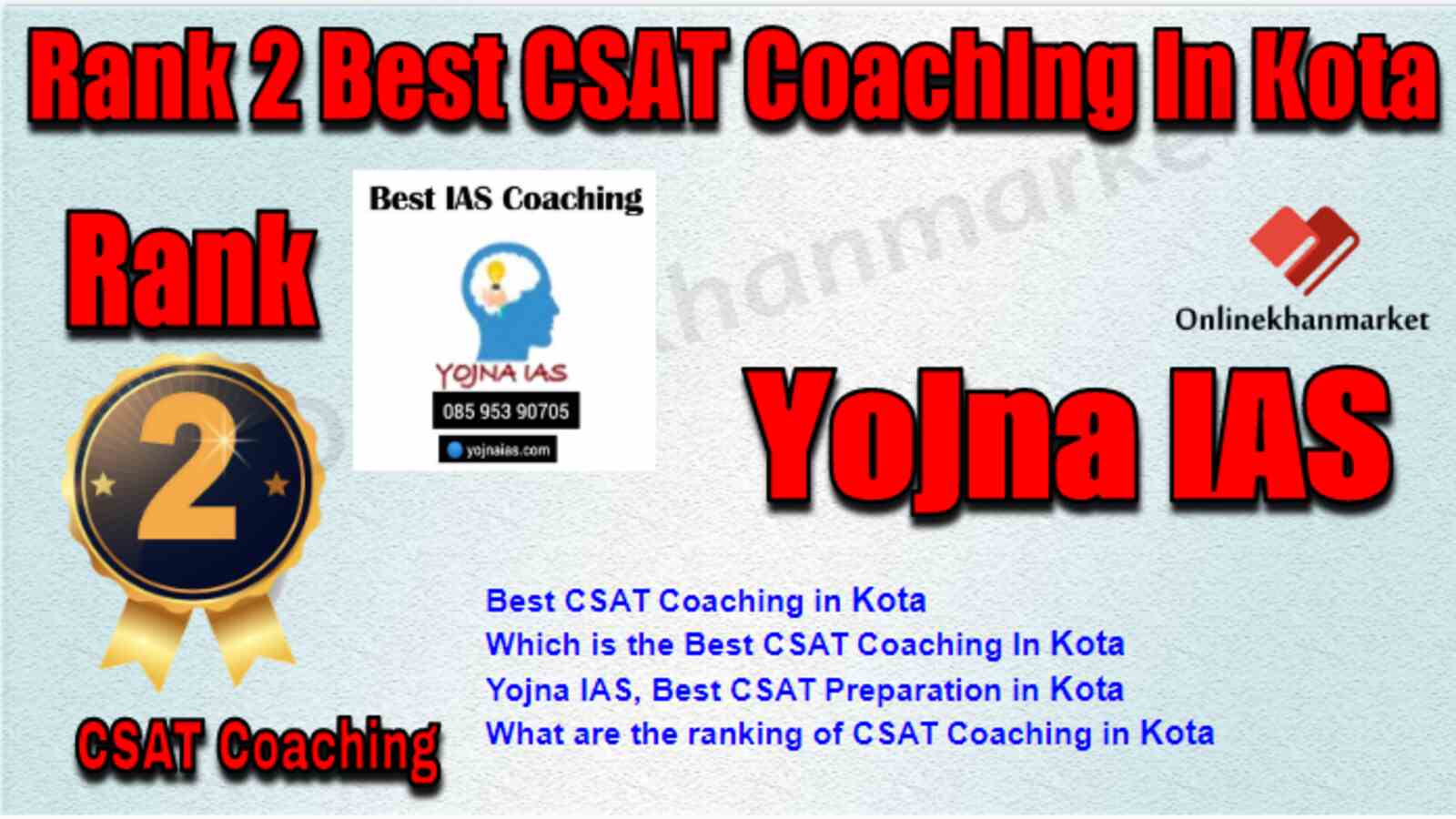 Rank 2 Best CSAT Coaching in Kota