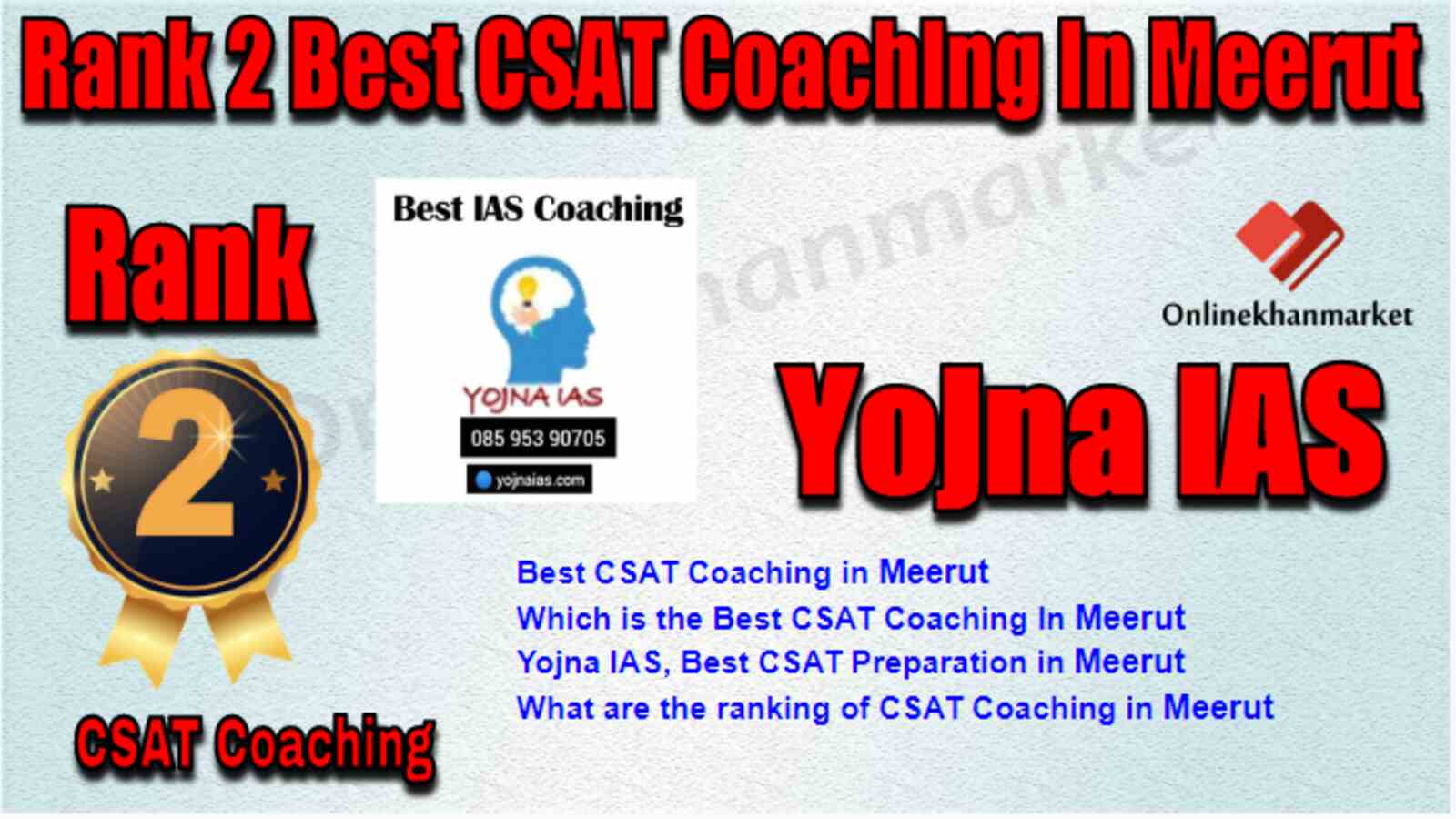 Rank 2 Best CSAT Coaching in Meerut