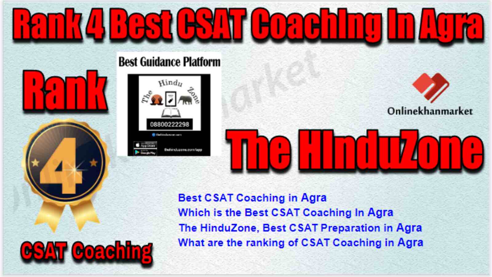 Rank 4 Best CSAT Coaching in Agra