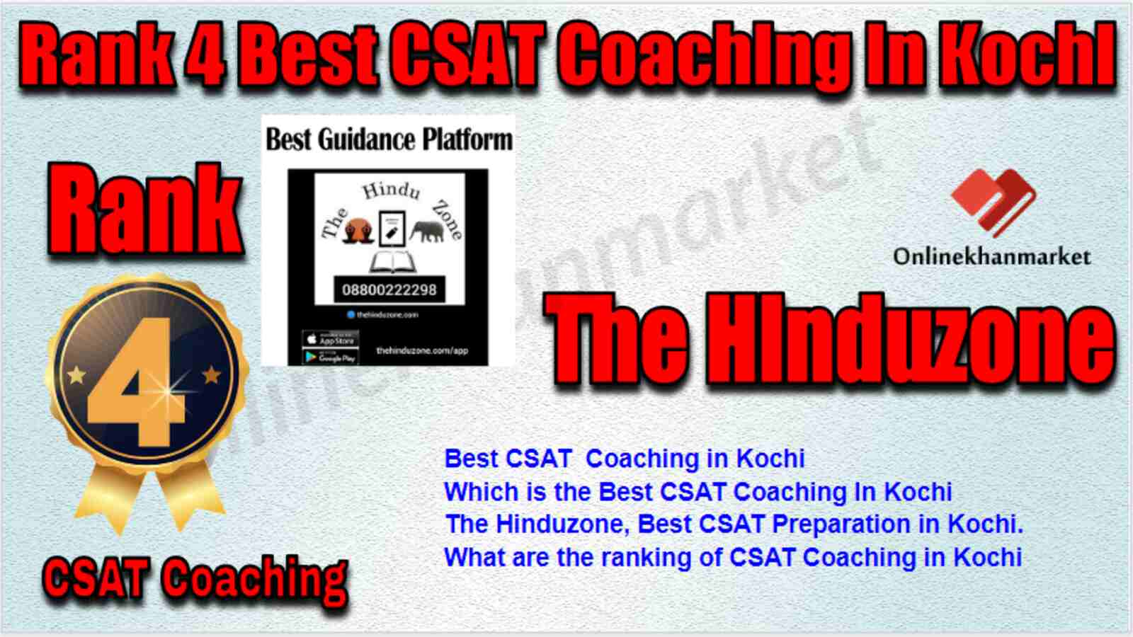 Rank 4 Best CSAT Coaching in Kochi