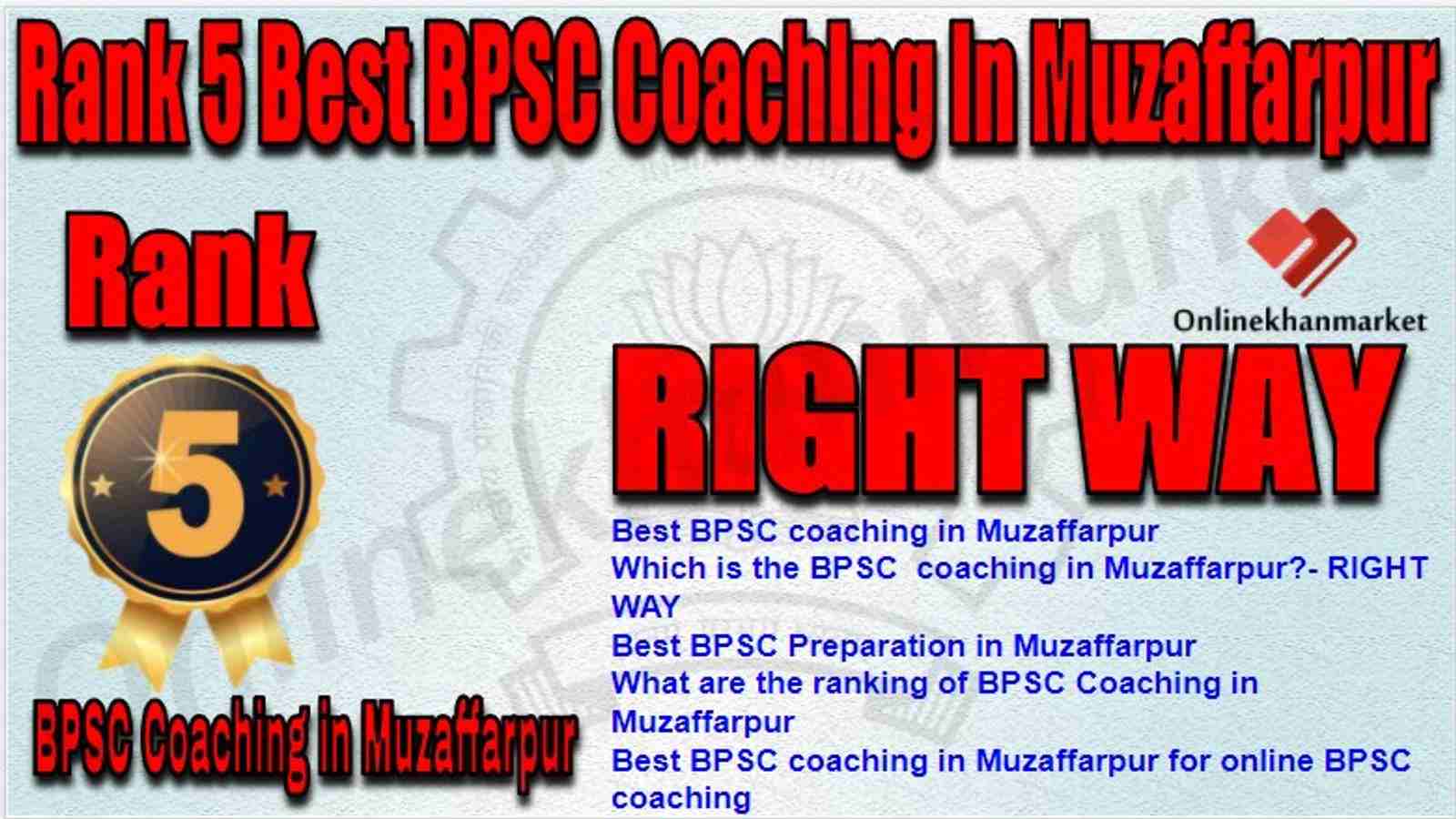 Rank 5 Best BPSC Coaching in muzaffarpur