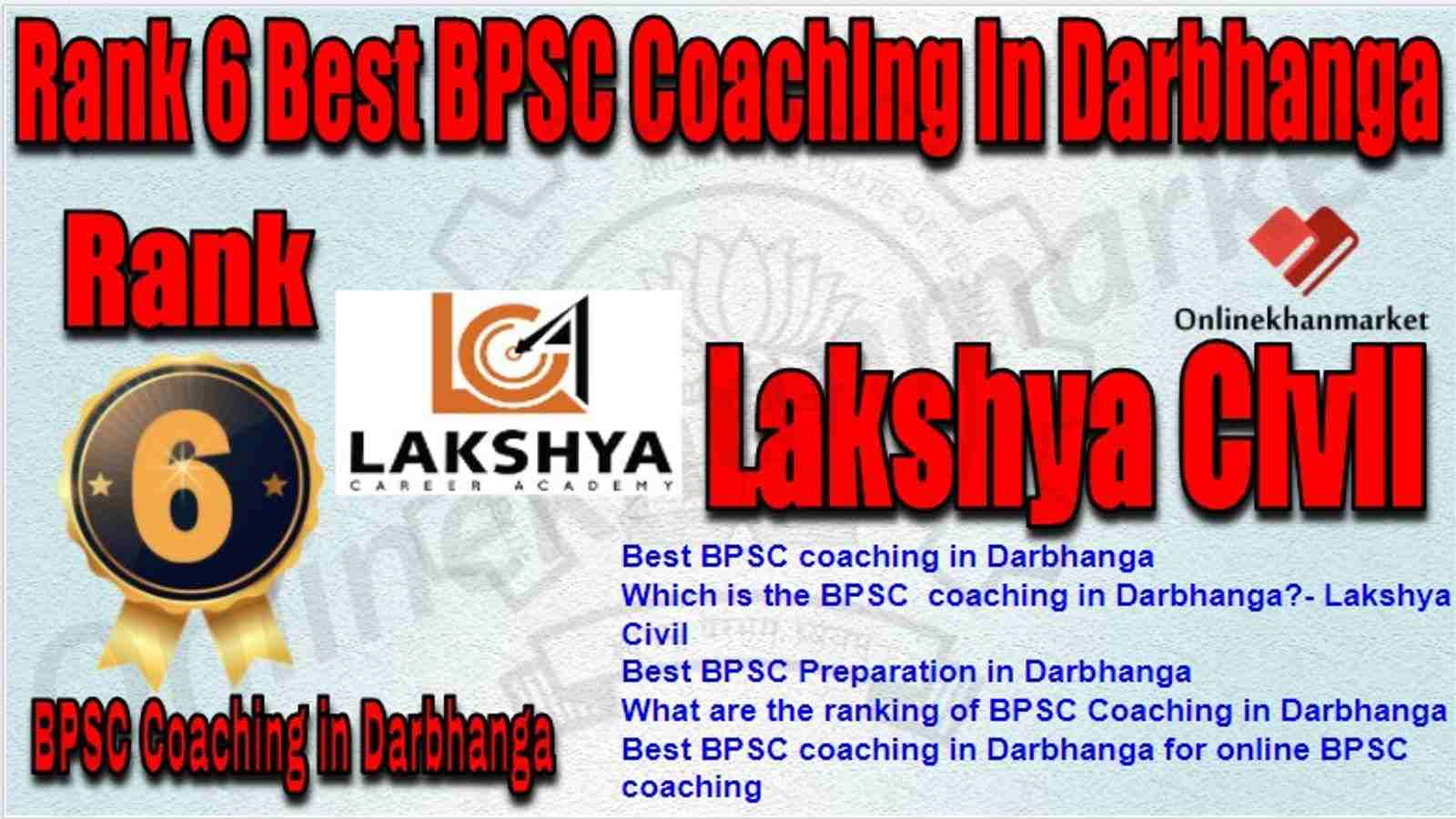 Rank 6 Best BPSC Coaching in darbhanga