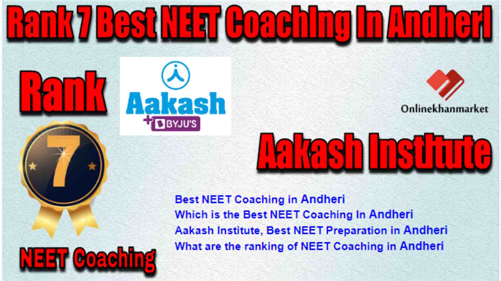 Rank 7 Best NEET Coaching In Andheri