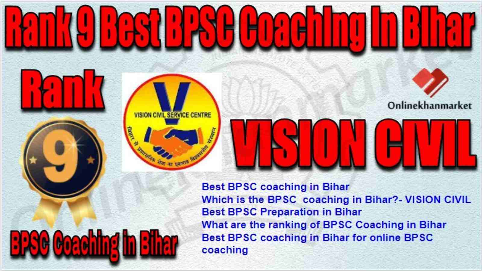 Rank 9 Best BPSC Coaching in bihar