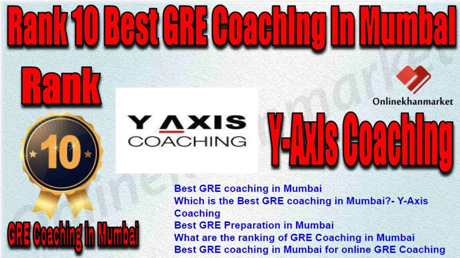 Rank 10 Best GRE Coaching in Mumbai