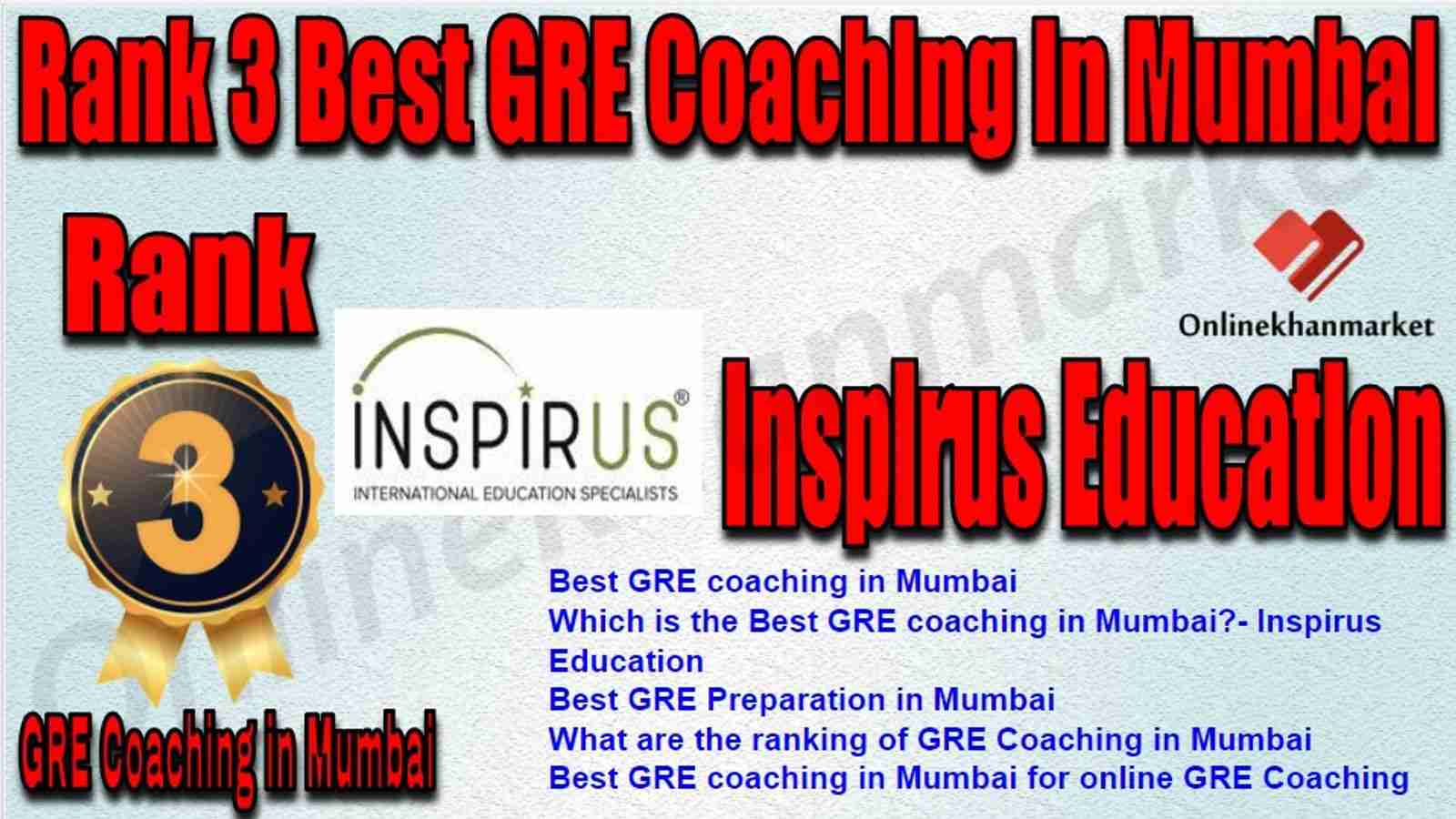 Rank 3 Best GRE Coaching in Mumbai