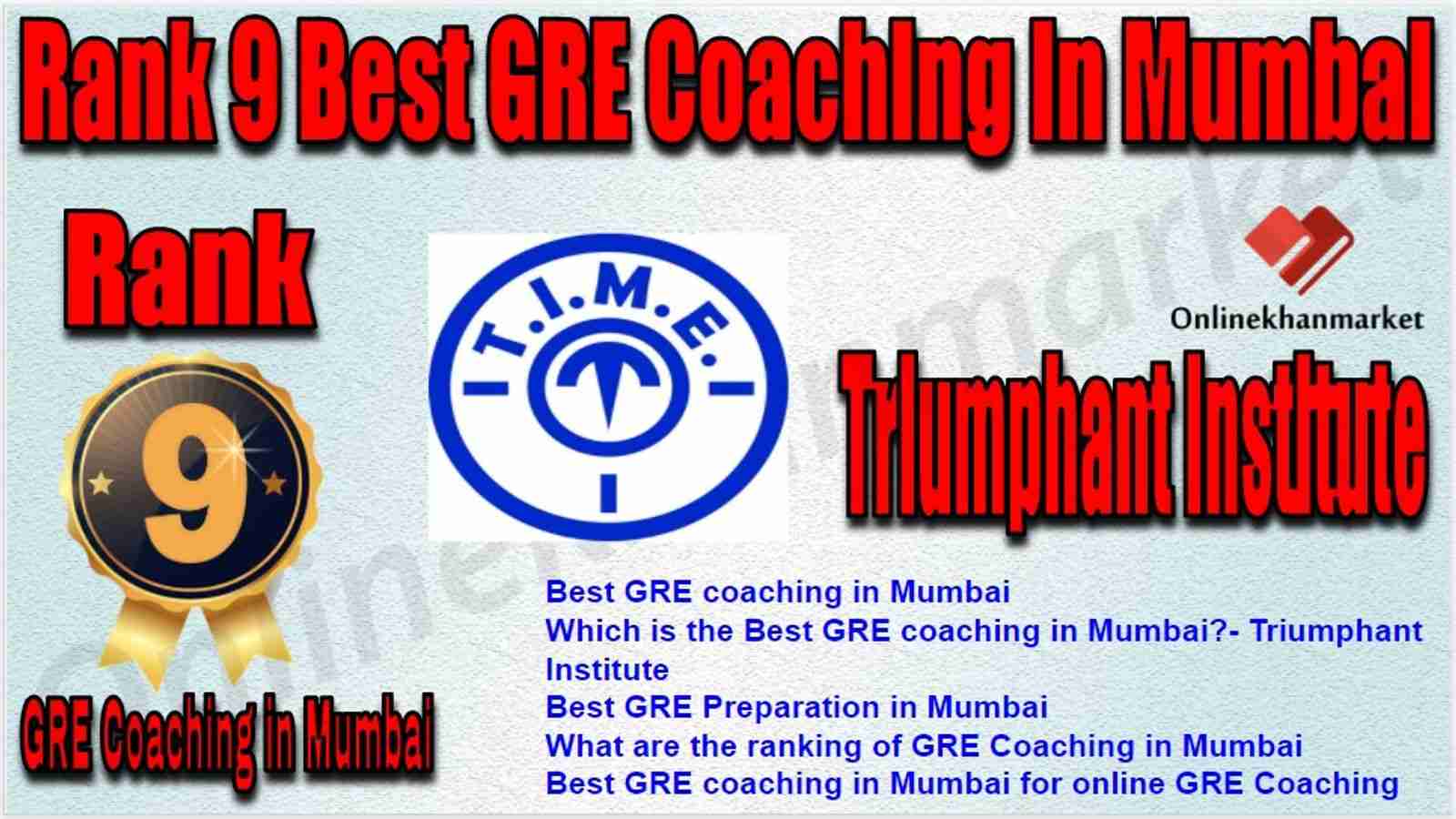 Rank 9 Best GRE Coaching in Mumbai