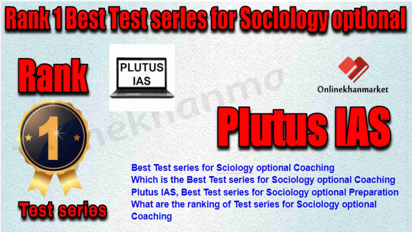 Rank 1 Best Test series for Sociology optional