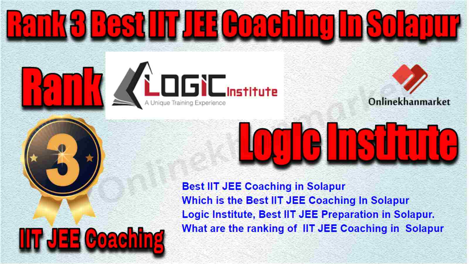 Rank 3 Best IIT JEE Coaching in Solapur