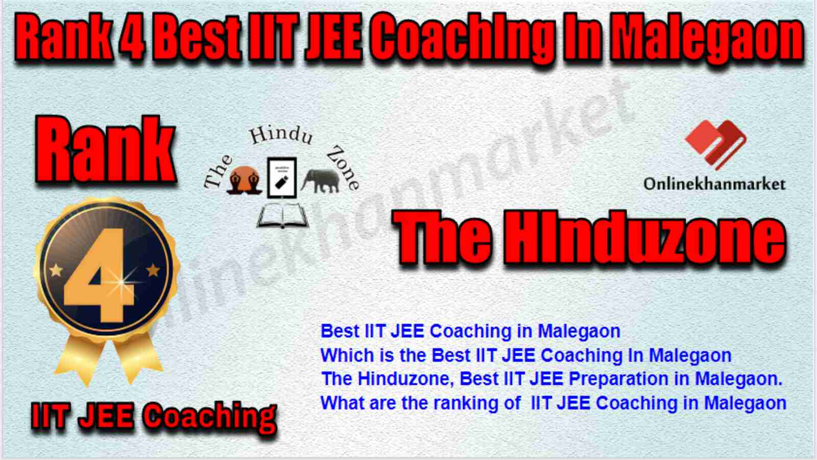 Rank 4 Best IIT JEE Coaching in Malegaon