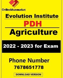EVOLUTION-Agriculture-Study-Material-IAS-IFoS-EXAMINATION-1