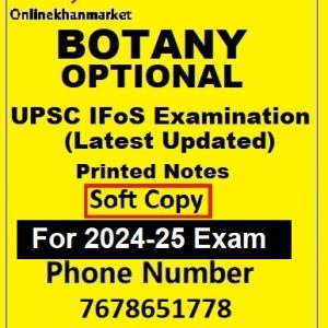 Evolution-Botany-Printed-Notes-UPSC-IFoS-Examination-1
