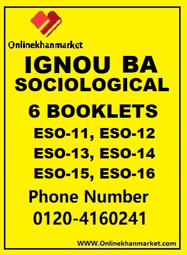 IGNOU BA SOCIOLOGY 6 BOOKLETS