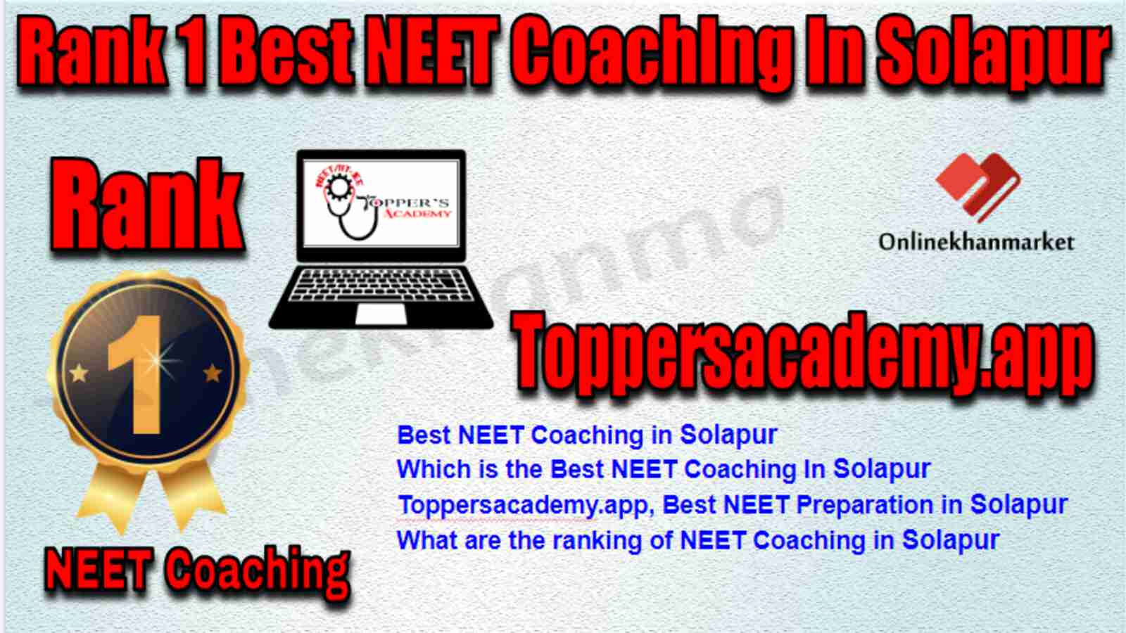 Rank 1 Best NEET Coaching in Solapur