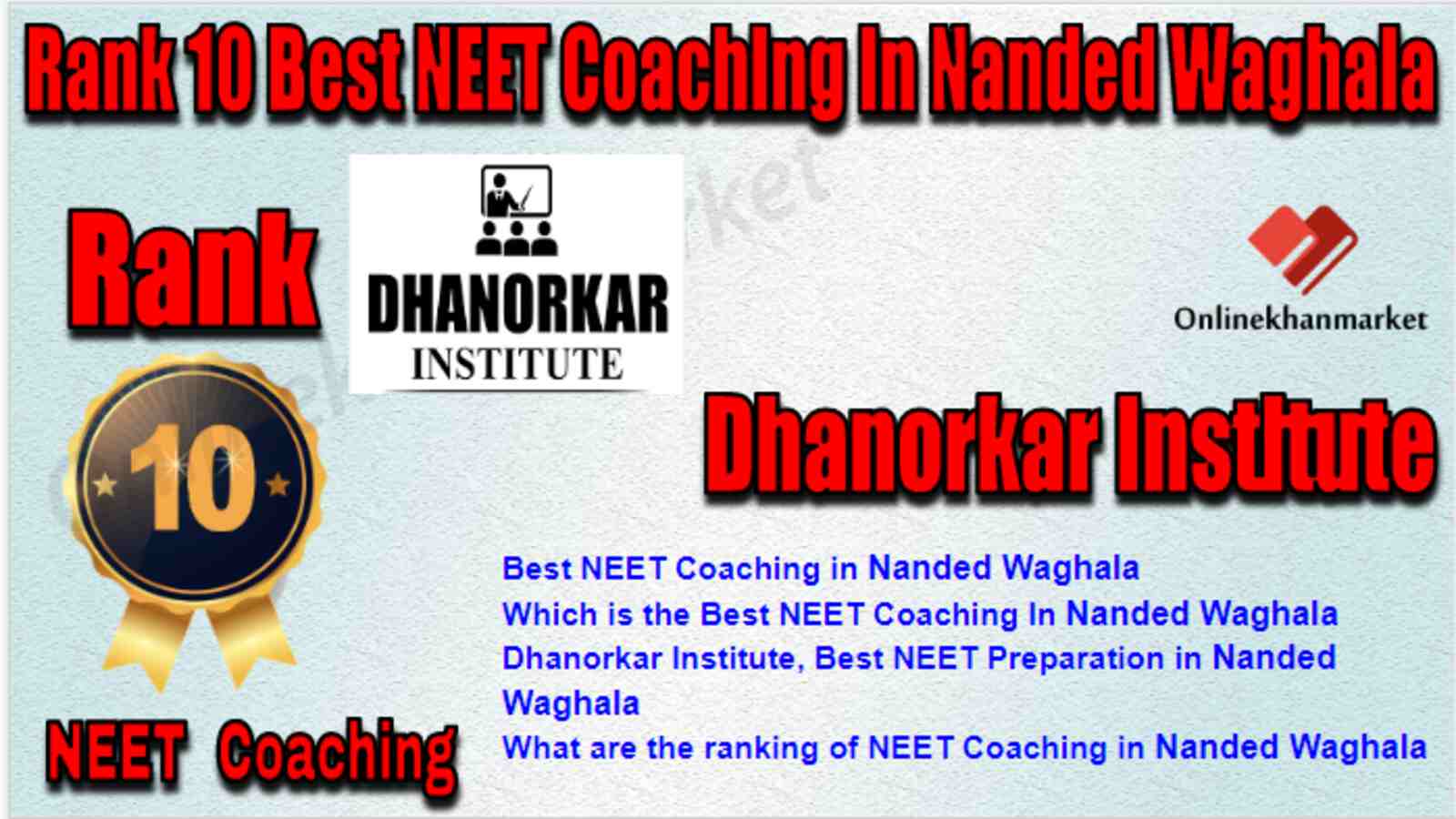 Rank 10 Best NEET Coaching in Nanded Waghala