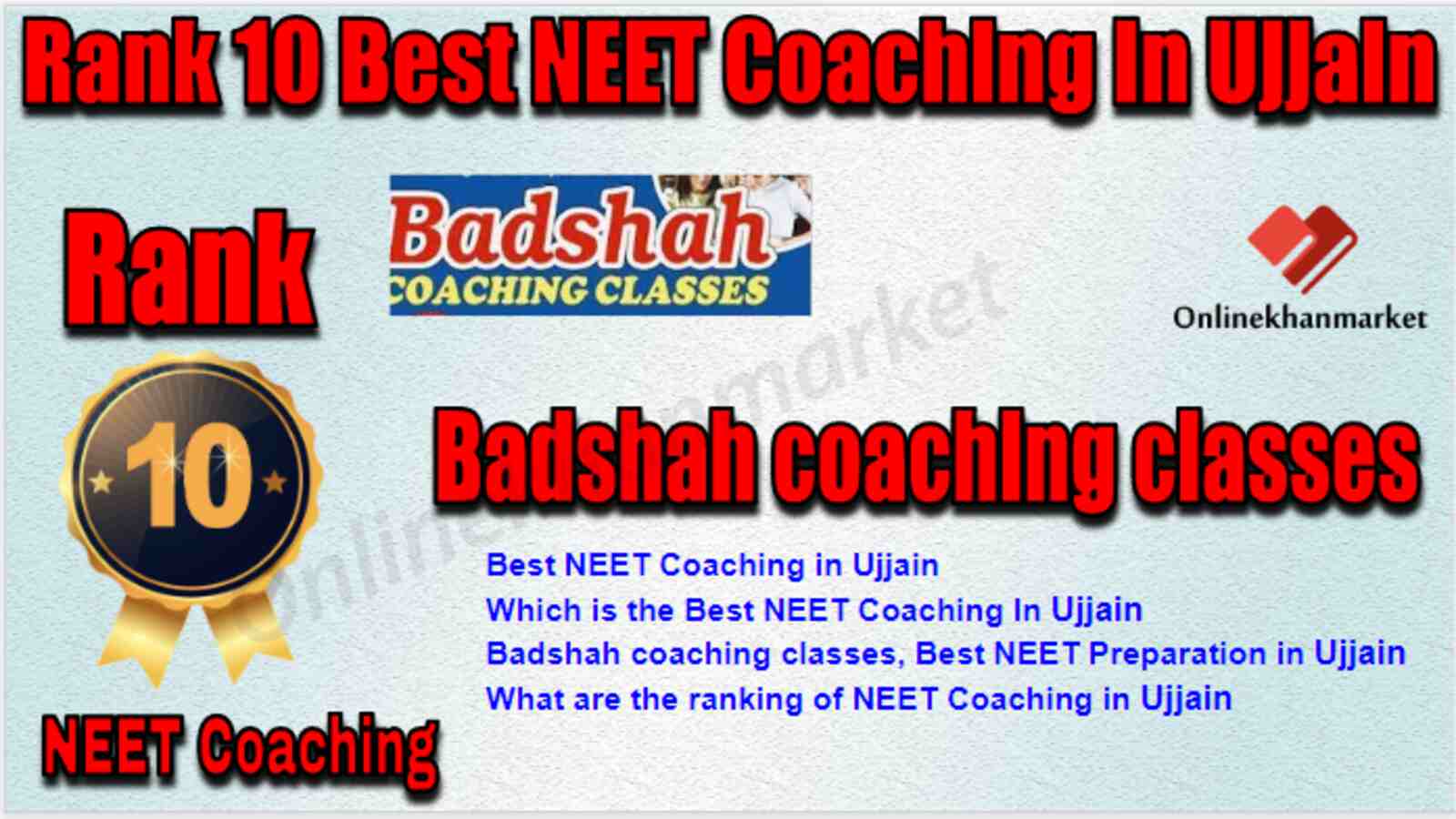 Rank 10 Best NEET Coaching in Ujjain
