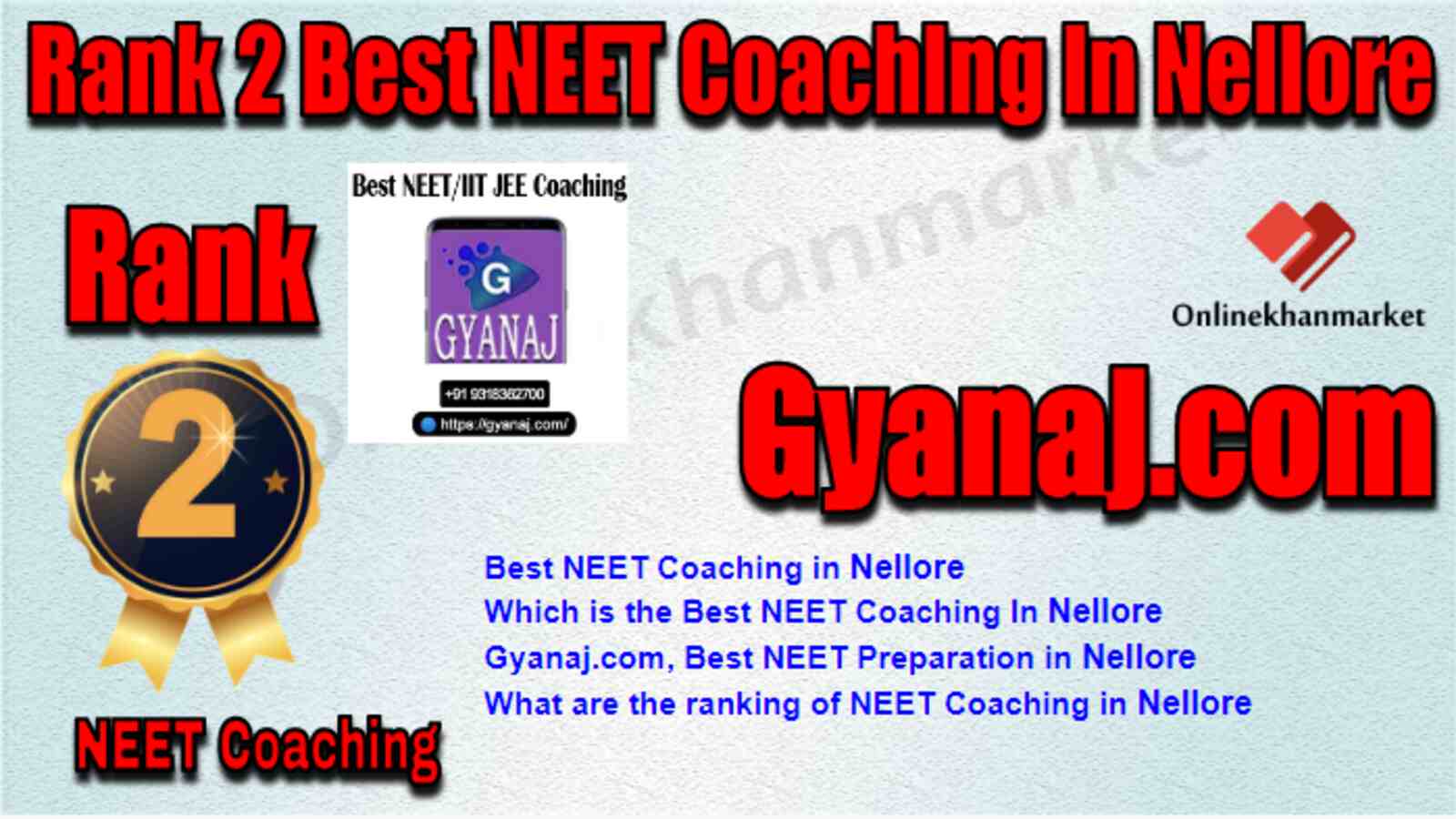 Rank 2 Best NEET Coaching in Nellore