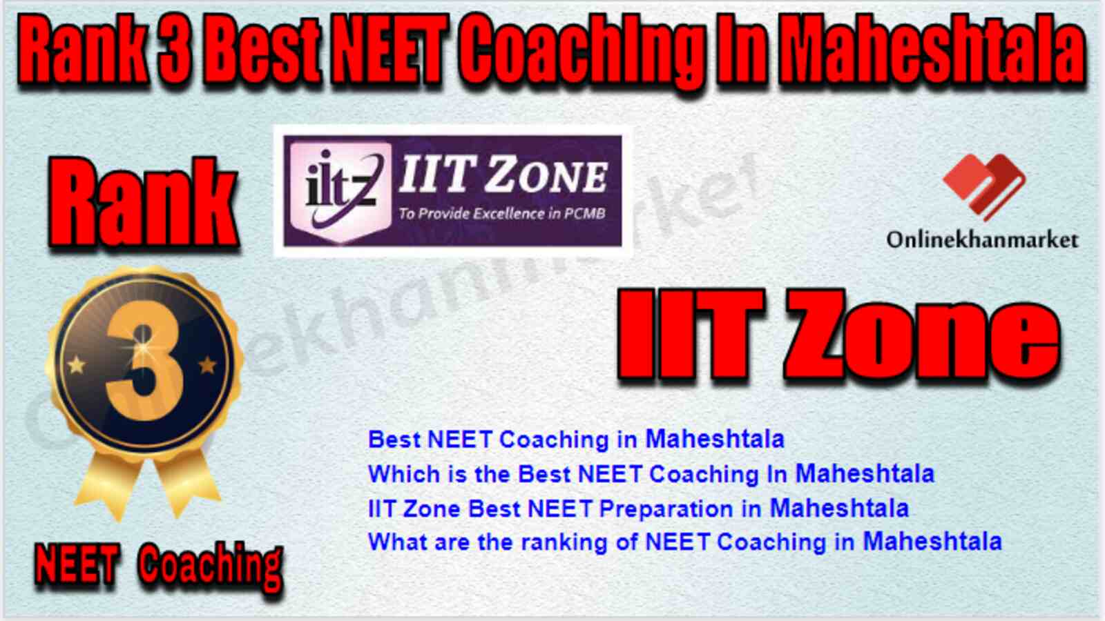 Rank 3 Best NEET Coaching in Maheshtala