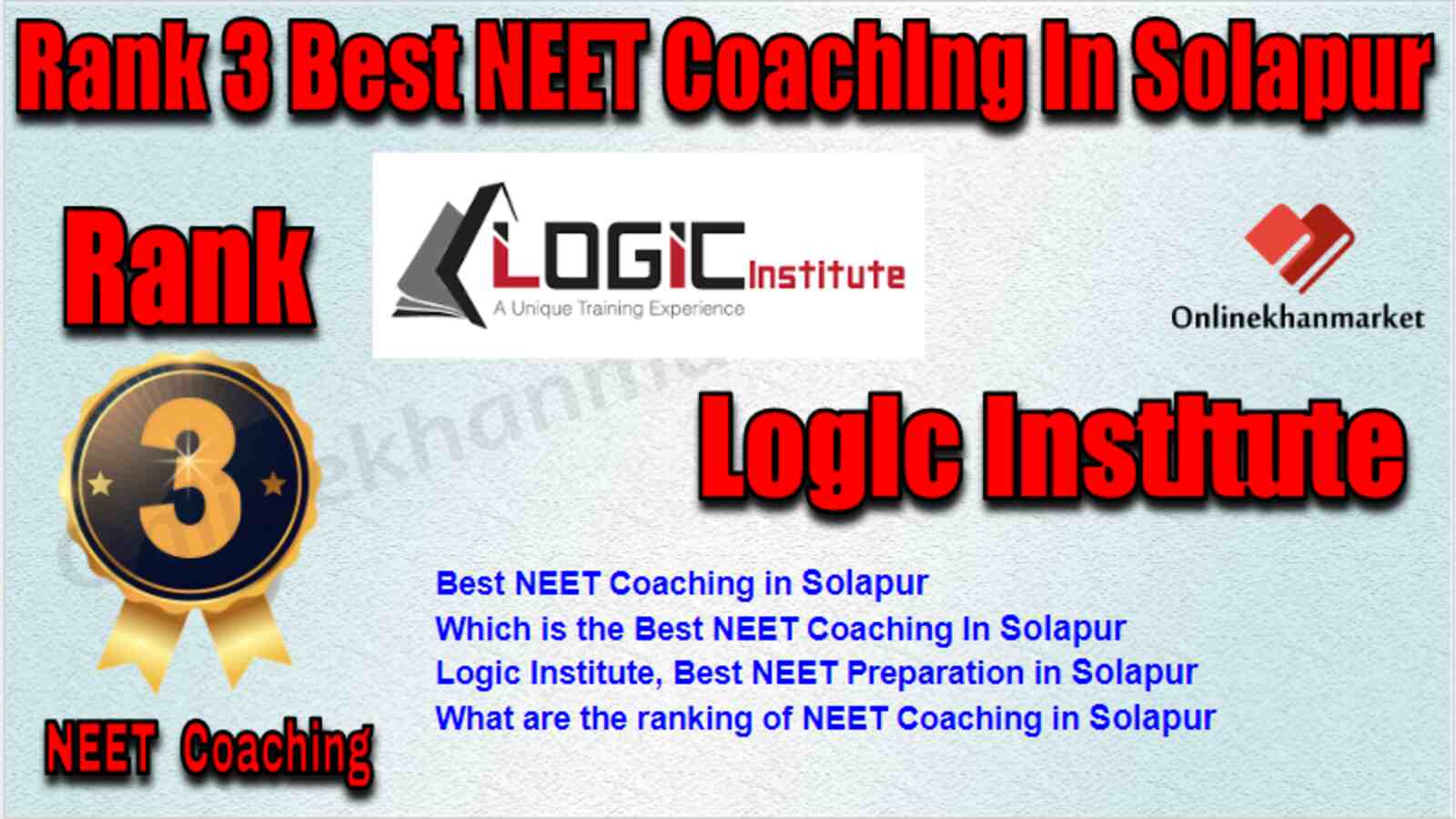 Rank 3 Best NEET Coaching in Solapur