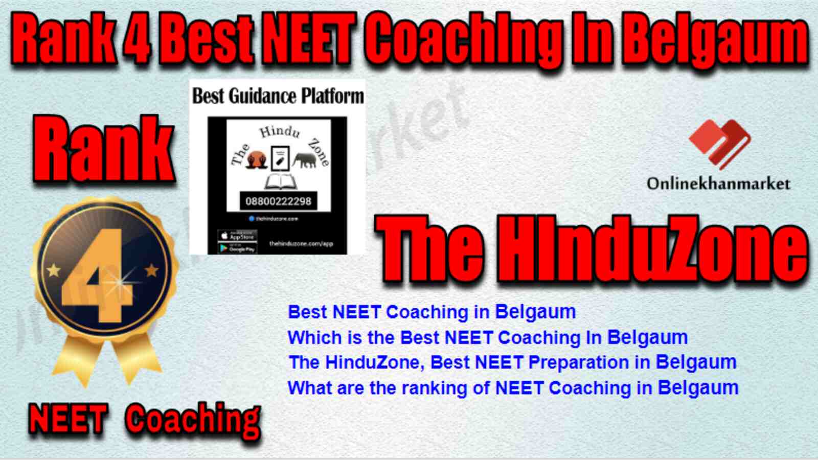 Rank 4 Best NEET Coaching in Belgaum