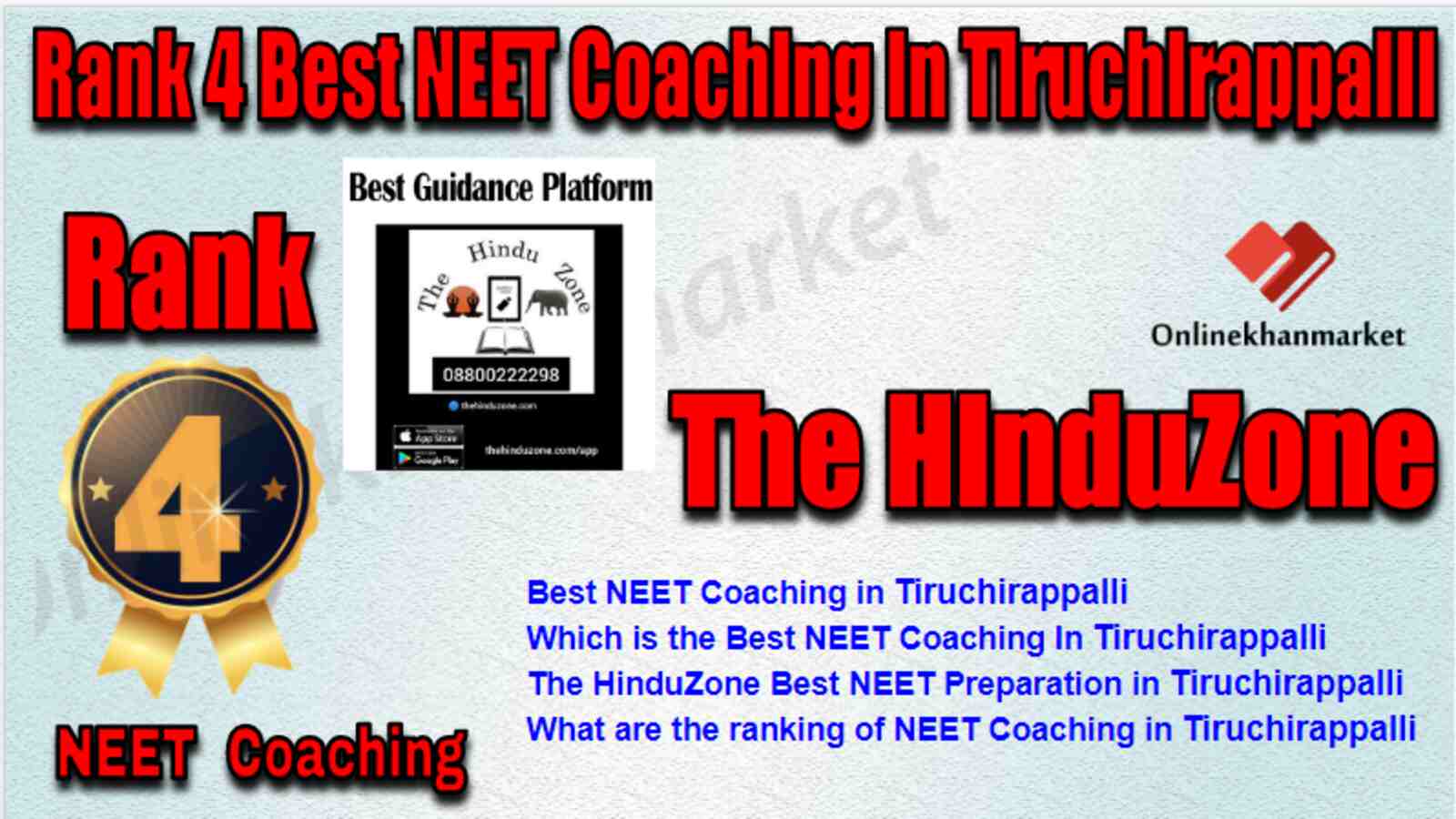 Rank 4 Best NEET Coaching in Tiruchirappalli