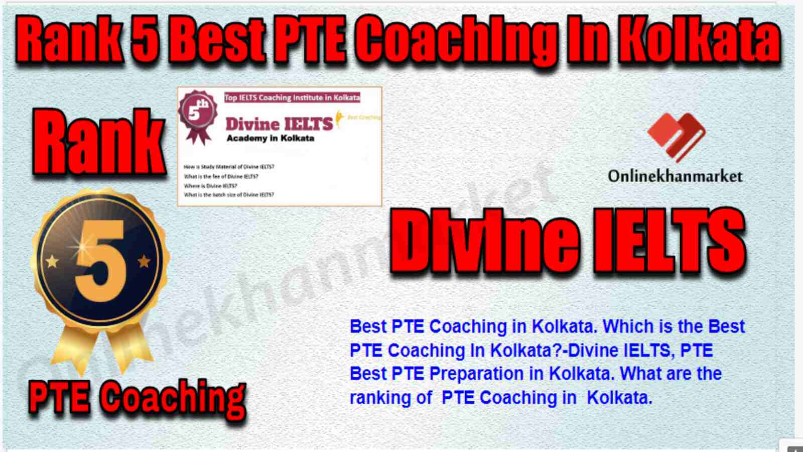 Rank 5 Best PTE Coaching in Kolkata