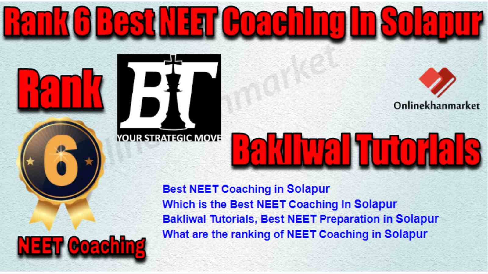 Rank 6 Best NEET Coaching in Solapur